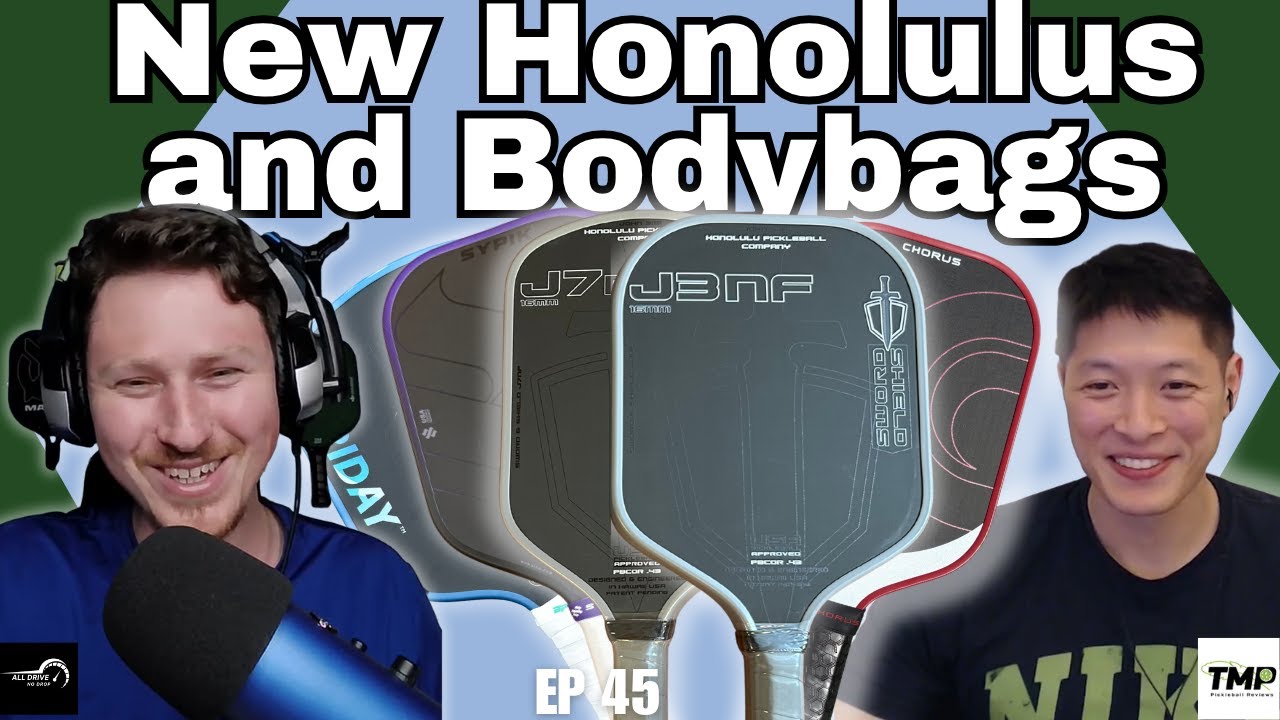 Pickleball Apes Harmony Series, New Honolulu J2NF Shapes, Sypik Triton Pro, Ronbus Refoam