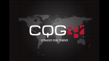 CQG QTrader DOMTrader®