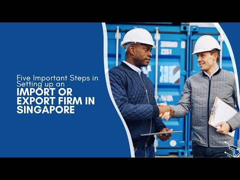 Five Important Steps in Setting up an Import or Export Firm in Singapore