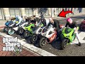 NAJWIĘKSZA SZKOŁA STUNTÓW w GTA 5 Online Hogaty i EKIPA &quot;8 OSÓB SKACZE NA MOTOCYKLACH&quot; #57