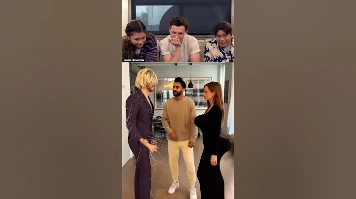 Tom Holland react try to laugh part 51 #tomholland #trynottolaugh #funny #reaction