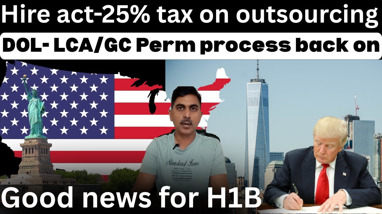 DOL Website Back Online! | LCA/GC Perm process restarts | What is the H.I.R.E. Act? & Impact on H-1B