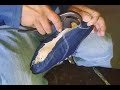 COMO HACER ZAPATOS DE TELA PARA DAMA ARTESANALMENTE PARTE 2