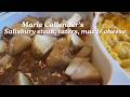 Marie Callender's Salisbury Steak, taters and mac & cheese