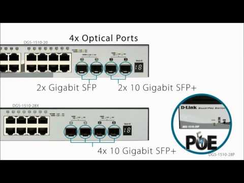 D Link DGS 1510 Switches Smart Pro 10G