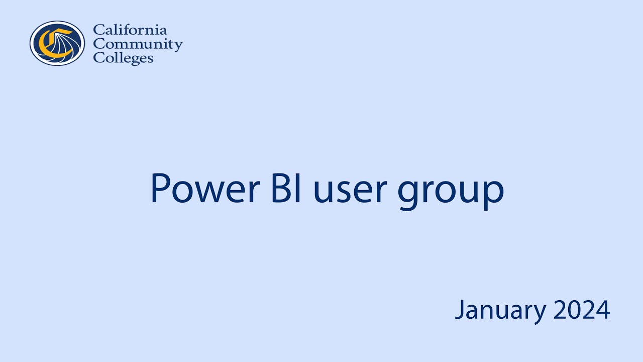 January 2024 Quarterly Power BI Convening - YouTube
