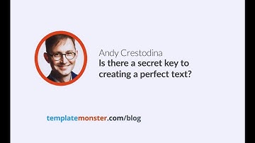 Andy Crestodina — Is there a secret key to creating a perfect text?