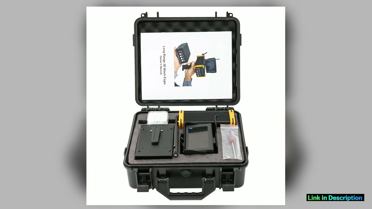 Professional Metal Detector for Gold Silver 3248ft Range 525ft Depth with LCD Display Auto 360