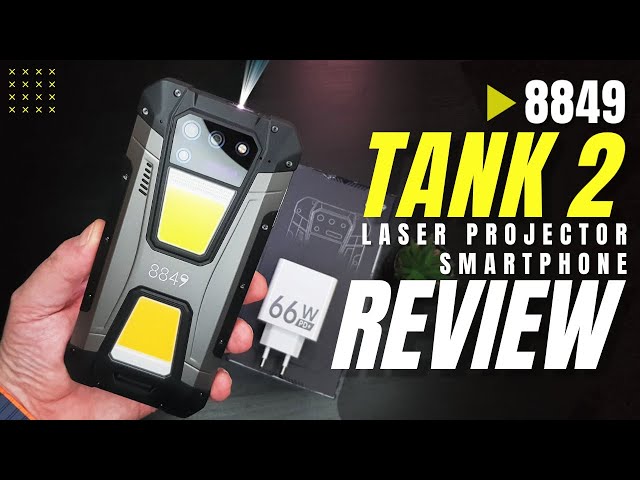 8849 Tank 2 from UniHertz REVIEW: Laser Projector Smartphone! 