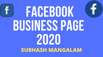 Facebook Business Page  Setup Tutorial and Optimization Techniques 2020 | FB Page Optmization