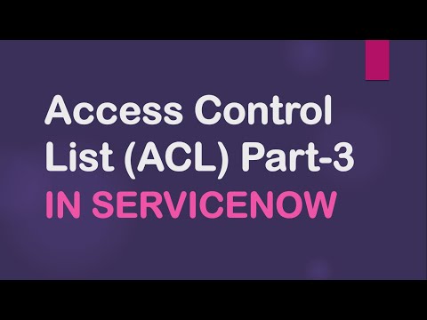 Access Control List (ACL) Part-3 in #ServiceNow| How to debug an ACL|#ACL in ServiceNow