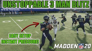 UNSTOPPABLE 3 MAN MADDEN 20 NANO BLITZ! INSTANT HEAT & LOCKDOWN COVERAGE WITH THIS GLITCHY DEFENSE