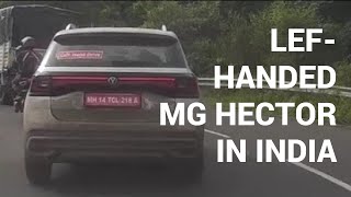 spotted a left hand drive MG HECTOR at khandala ghat #travellife #mghector #morrisgarage