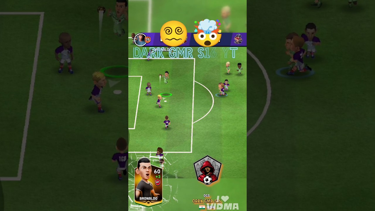 Bronaldo, header🙀🙀🙀 in Mini football 