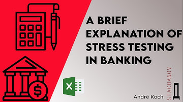 A brief explanation of stress testing in banking under Basel rules with an Excel example