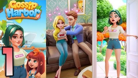 Gossip Harbor: Merge Game - Gameplay Part1 - Restaurant Renovation