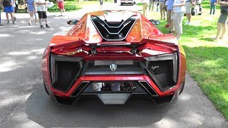 Lykan Hypersport startup and in motion