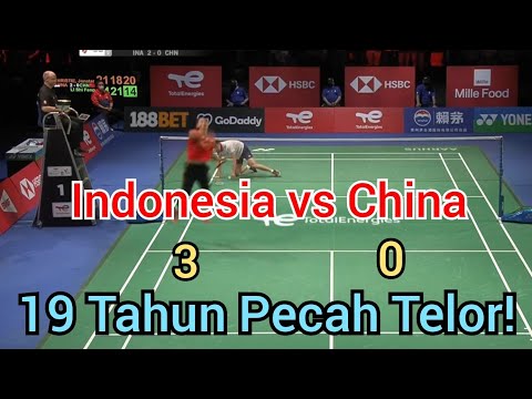 🔴Akhirnya Pecah! Indonesia Juara Piala Thomas Menang 3-0 Bungkam China, Usai 19 Tahun😇