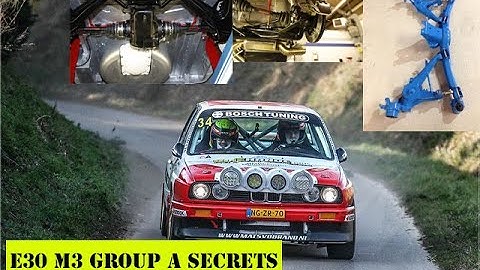 How did BMW Motorsport make the E30 M3