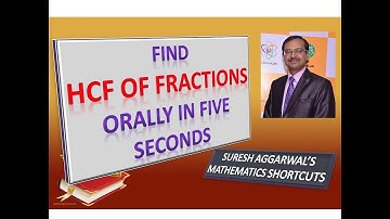 HCF II Fractions II 5 Second Method II Short Trick II CBSE II SSC II IBPS II Railways II Bank Exams