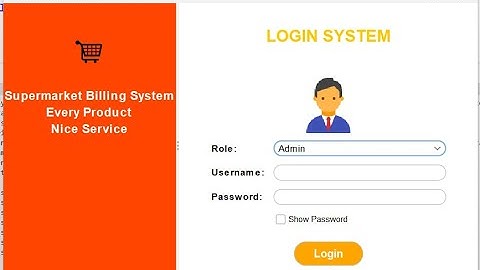 Supermarket Billing System using Java Programming and SQL Server#desktop#Norton University