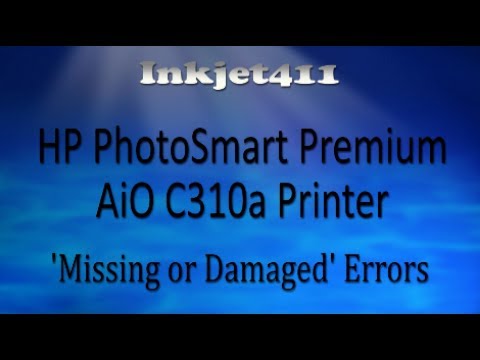HP PhotoSmart Premium C310a Printer Error Troubleshooting
