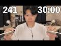 【ASMR】30分間で何種類の耳かきできるか？ / Part 98【SUB】How many Types of Ear Cleaning can you make in 30 min?
