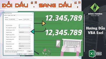 Cách đổi định dạng số trong Excel từ dấu chấm sang dấu phẩy | Tin Học Đông Phương