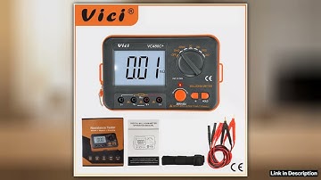 Vici VC480C SMQCNAS Calibrated Digital Milliohm Meter 001m2k 4Wire Tester with Backlight Data Hold