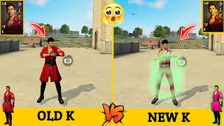 OLD K VS NEW K ABILITY TEST FREE FIRE // GARENA FREE FIRE