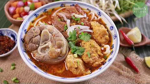 BN B HU - Vietnamese Spicy Beef Noodle Soup | Hele...