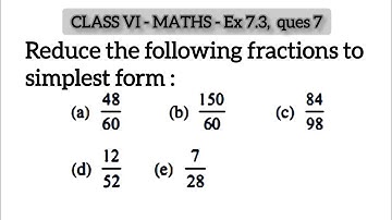 Q7 - Ex 7.3 -  fractions - Chapter 7 - Class 6 Maths | Class 6 maths ex 7.3 q 7