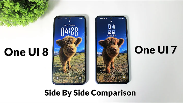 One UI 8 vs One UI 7 : Side By Side Comparison