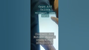 A3s Oppo unlock #without lose data contact for mobile Repair