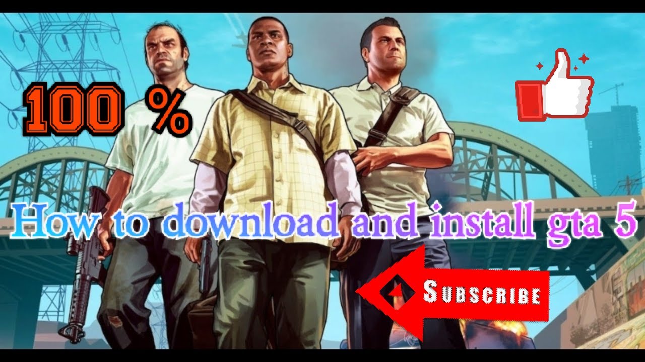 HOW TO DOWNLOAD AND INSTALL GTA 5 IN PC TECH BRO GAME YouTube