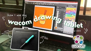 how I use my Wacom drawing tablet | digital art ✍️✨