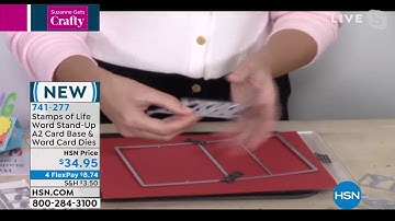 Stamps of Life Word StandUp A2 Card Base and Word Card D...