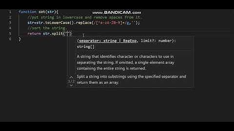 Java script program to sort string or arrange letters in alphabetical order