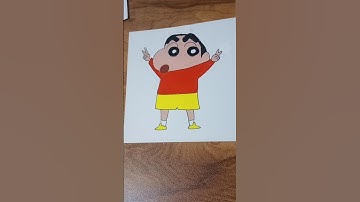 Shinchan cartoon drawing||easy drawing diceart #art #drawing #viral #painting #viralvideo #trending