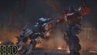 Bumblebee 2018 - Optimus is surrounded in Cybertron HD | 1080p