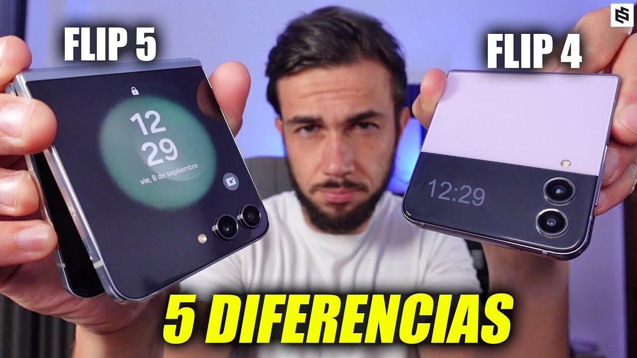 COMPARATIVA!💥SAMSUNG GALAXY Z FLIP 5 vs Z FLIP 4 YouTube