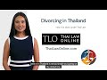 Divorce in thailand