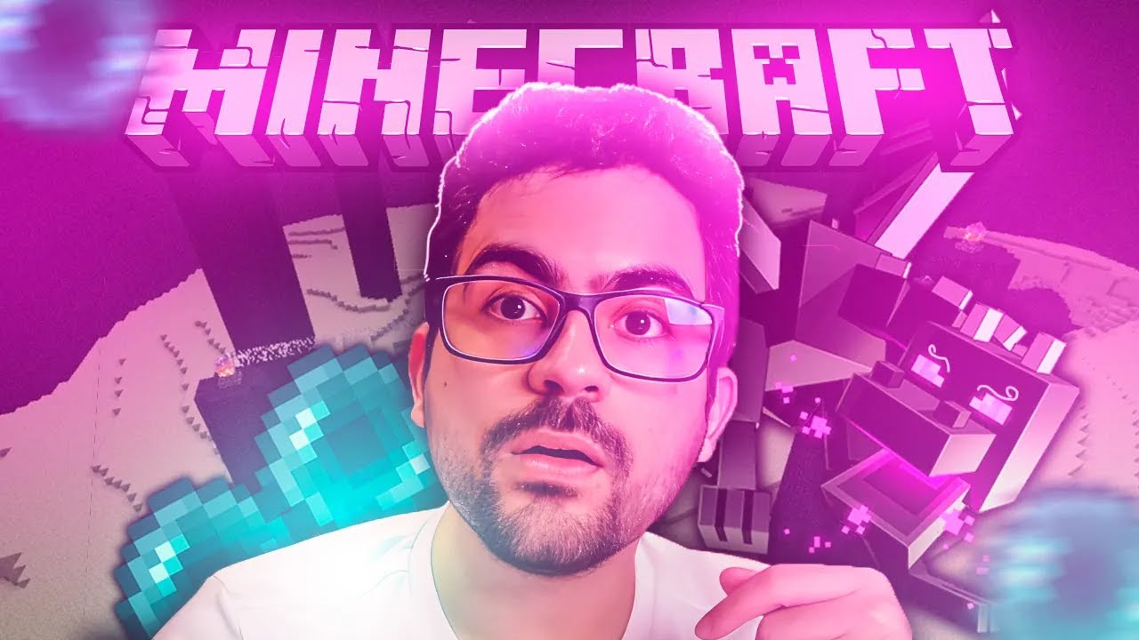 Entrei no END e derrotei o ENDER DRAGON (gg) - MINECRAFT pela PRIMEIRA vez #05