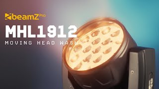 Beamz Mhl1912 Moving Head Wash With Zoom