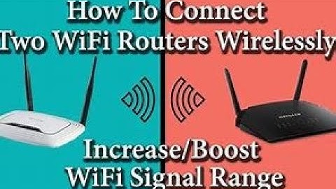 How To Extend Wifi Range With Another Router | Connect Two Routers Wirelessly or Wired