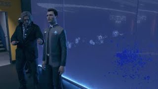 Hank tries Connors coin trick| Detroit: Become Human