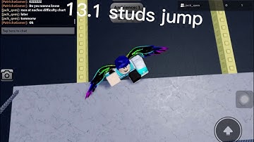 13 studs jump 13.1 studs jump 13.2 studs jump IPad no FPS unloker