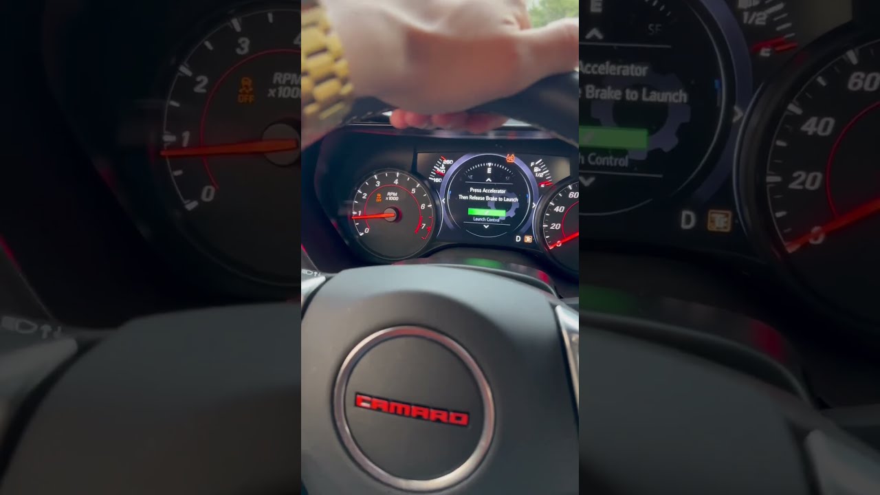 Camaro SS LAUNCH CONTROL In Under 15 Seconds Shorts Youtubeshorts Camaross Launchcontrol