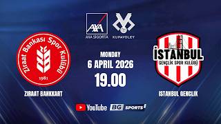 LIVE🔴 : Zi̇raat Bankkart vs İstanbul Gençlik  | AXA Sigo...