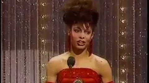 Leilani Jones wins 1985 Tony Award for Best Featur...